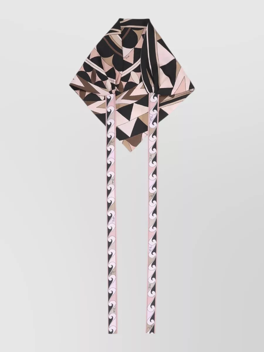 Pucci silk printed bandana scarf
