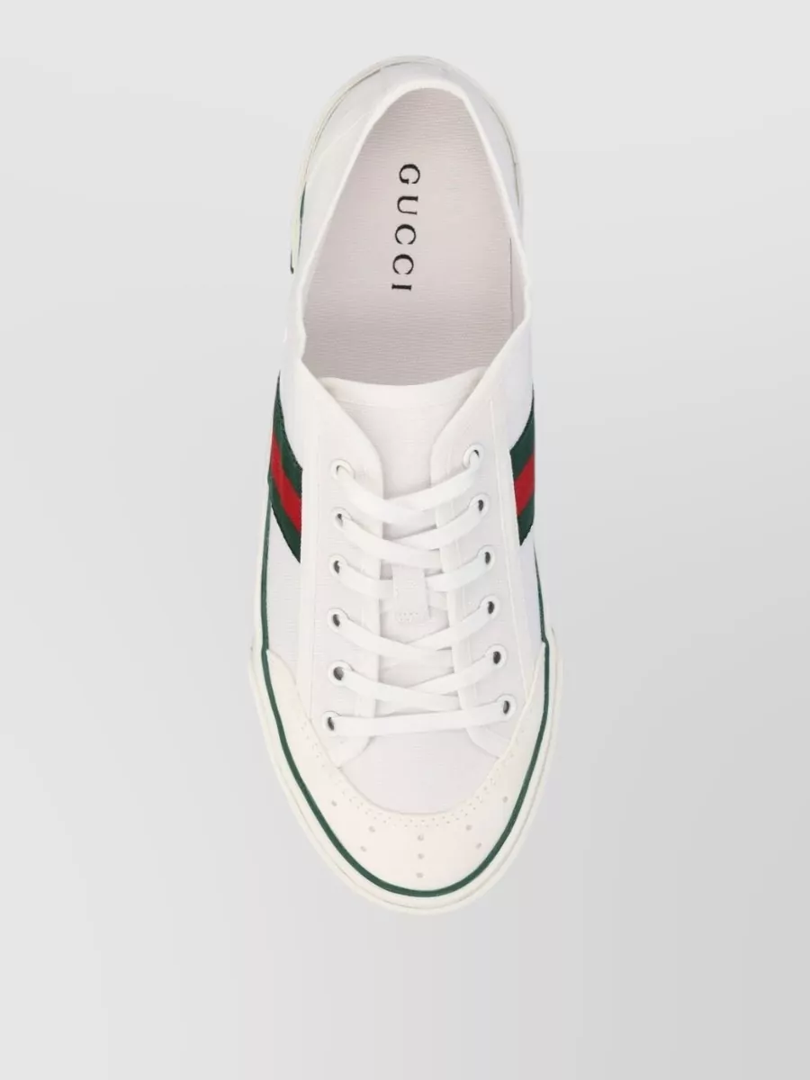 Gucci Tennis 1977 Low Top Stripe Sneakers