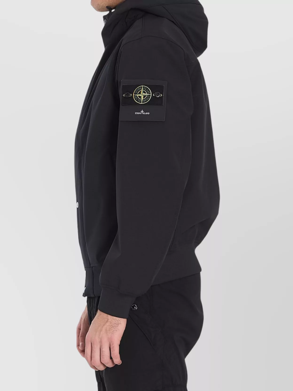 Stone Island Technical Hooded Jacket And Pockets