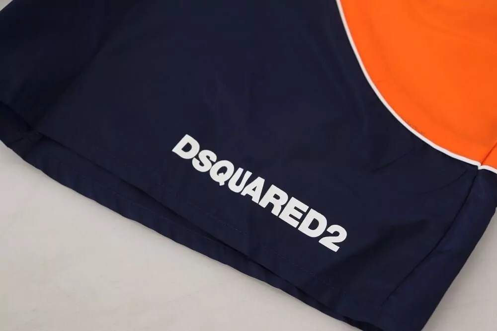 Dsquared2 Logo-Print Knee-Length Swim Shorts
