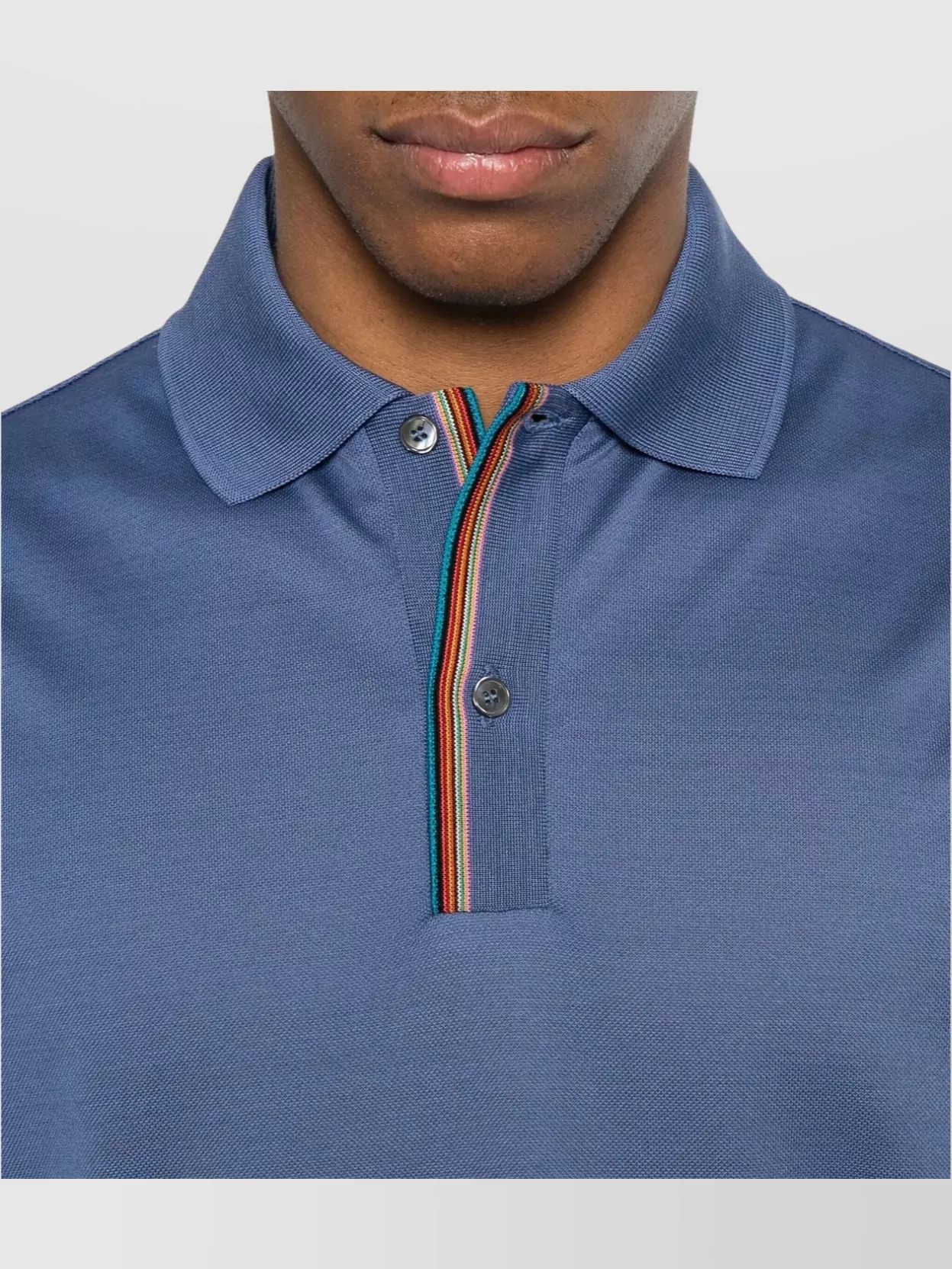 Paul Smith Polo Shirt Cotton Stripe Detail