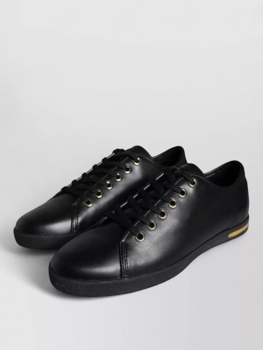 Dolce&Gabbana Leather Lace-Up Sneakers
