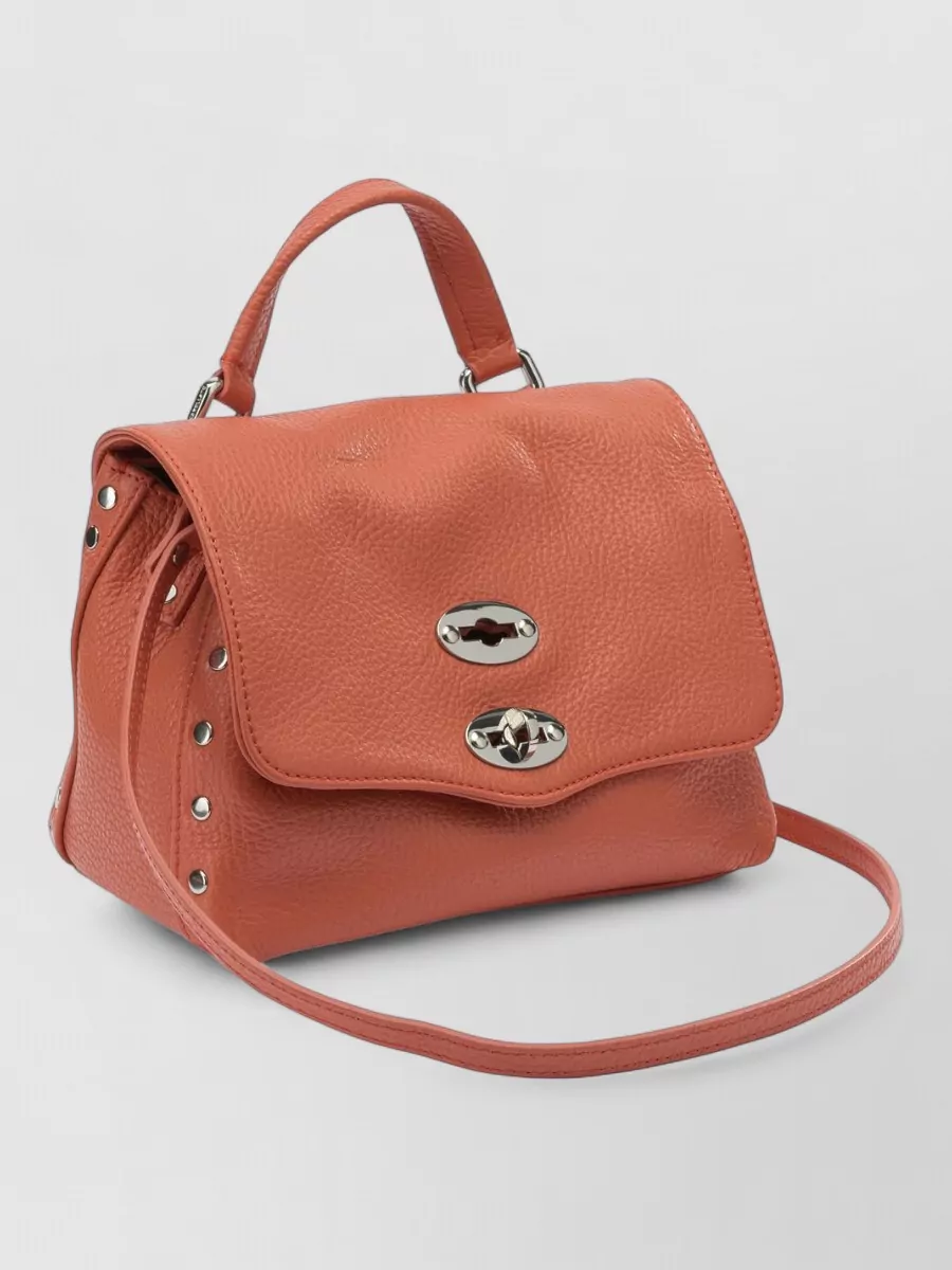 Zanellato Shoulder Bag Adjustable Strap Metal Hardware