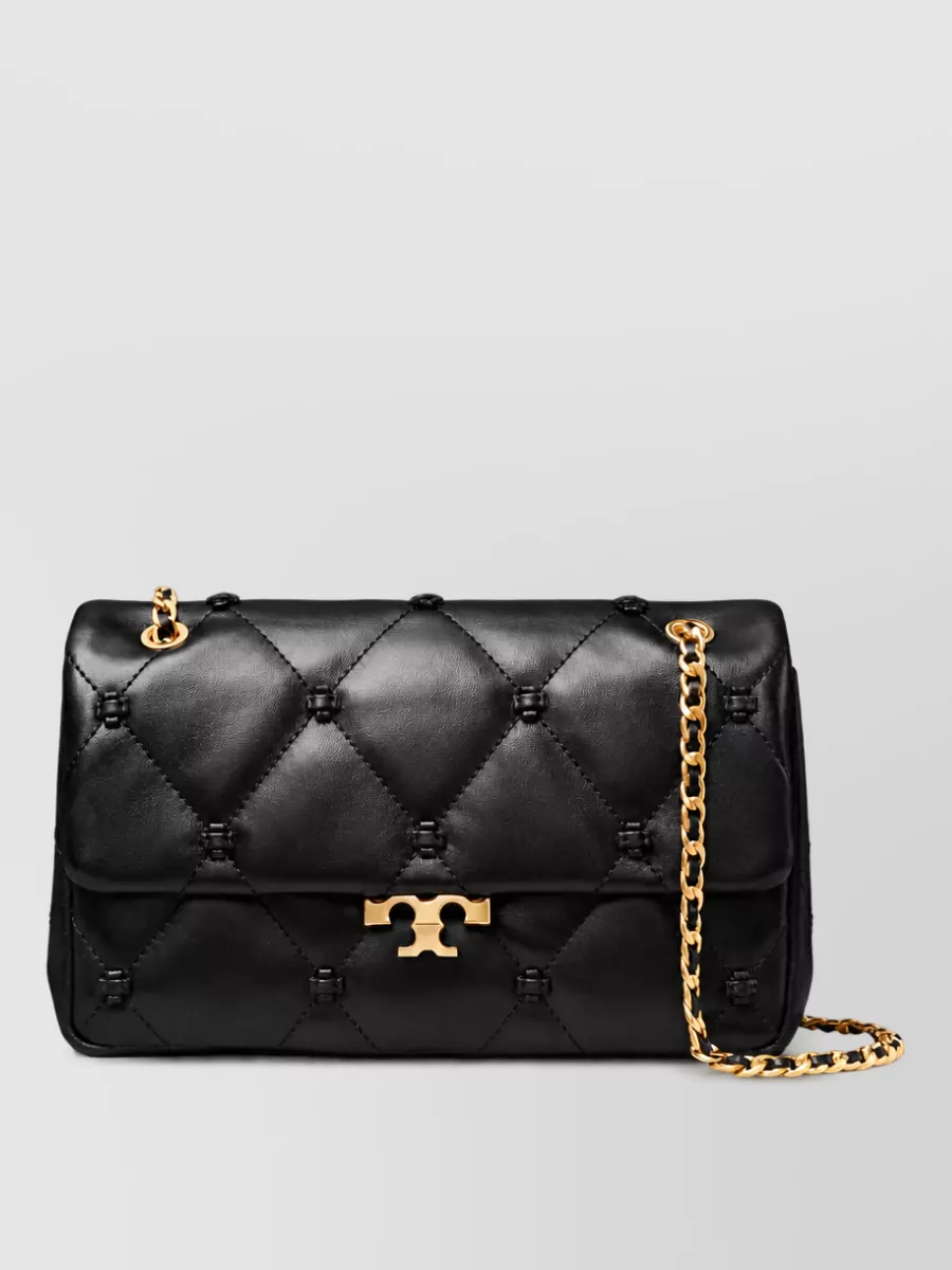 Tory Burch Small Lamb Leather Quilted Shoulder Bag