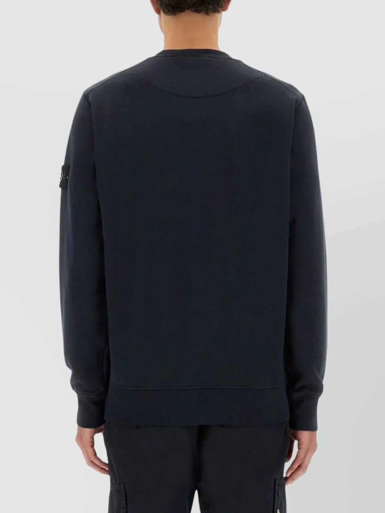 Stone Island Crew Neck Sweater Ribbed Cuffs