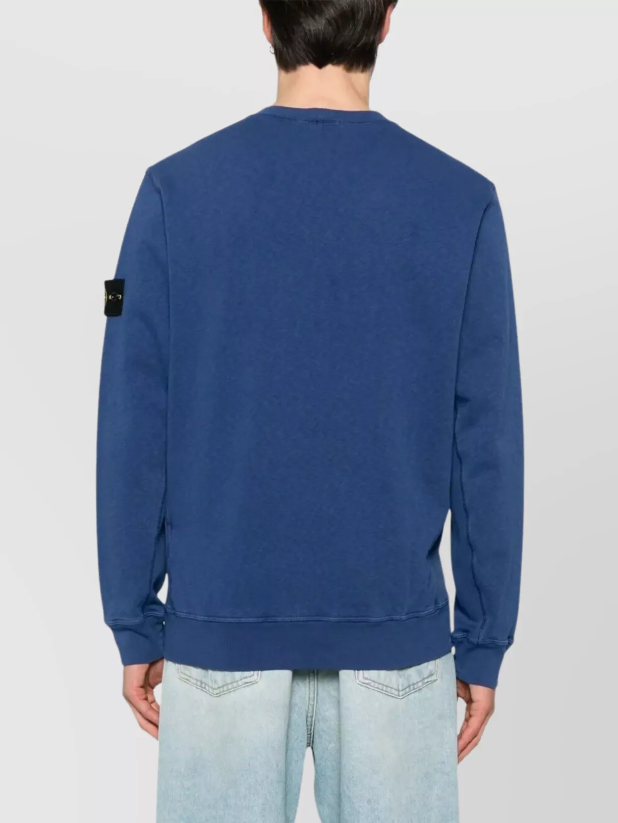 Stone Island Crewneck Sweatshirt Contrasting Stitching