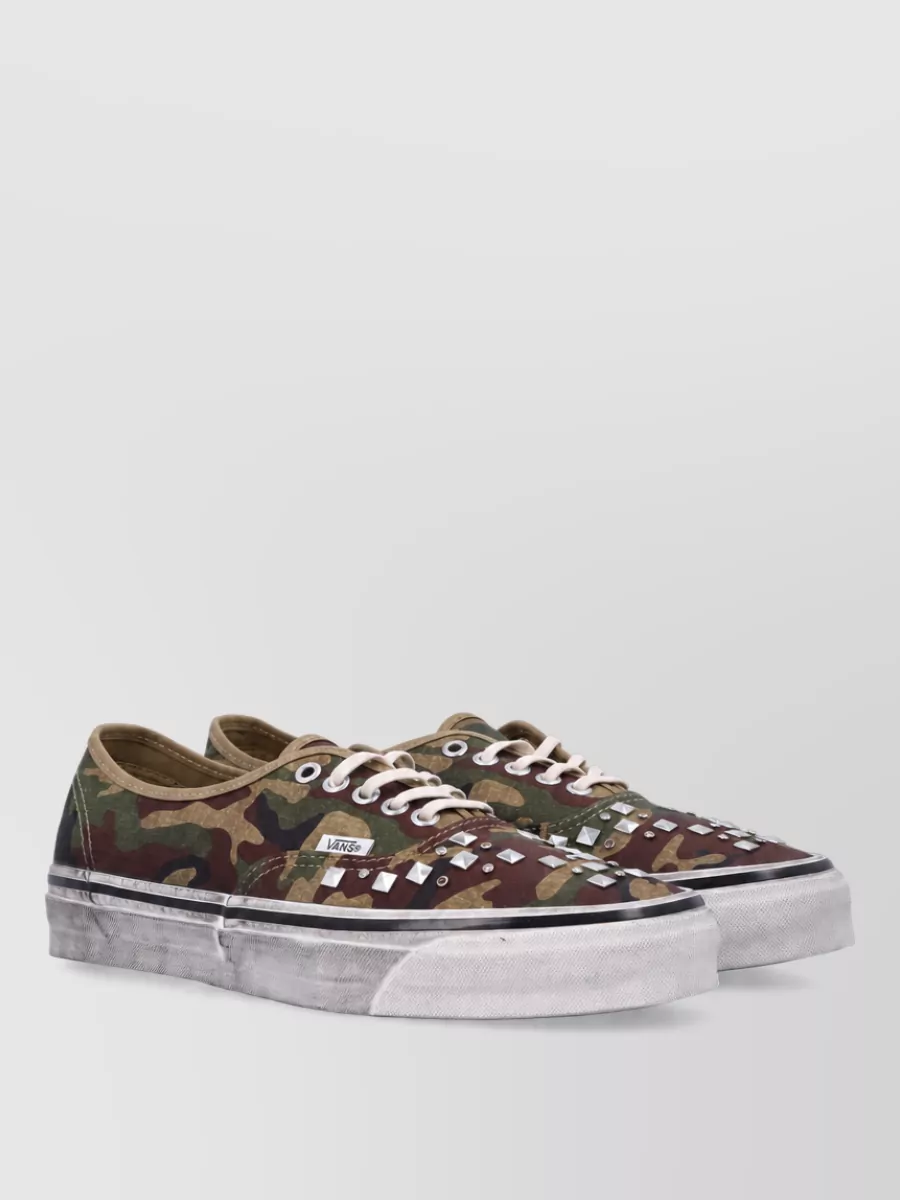 Vans crystal-embellished lace-up sneakers