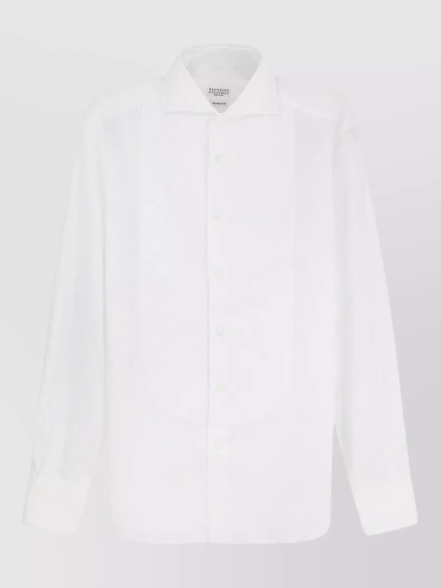 Brunello Cucinelli Cotton Long-Sleeve Shirt