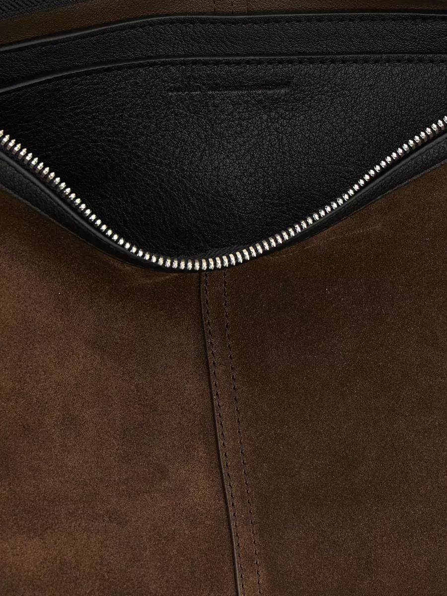 Ami Paris Leather Small Crossbody Bag