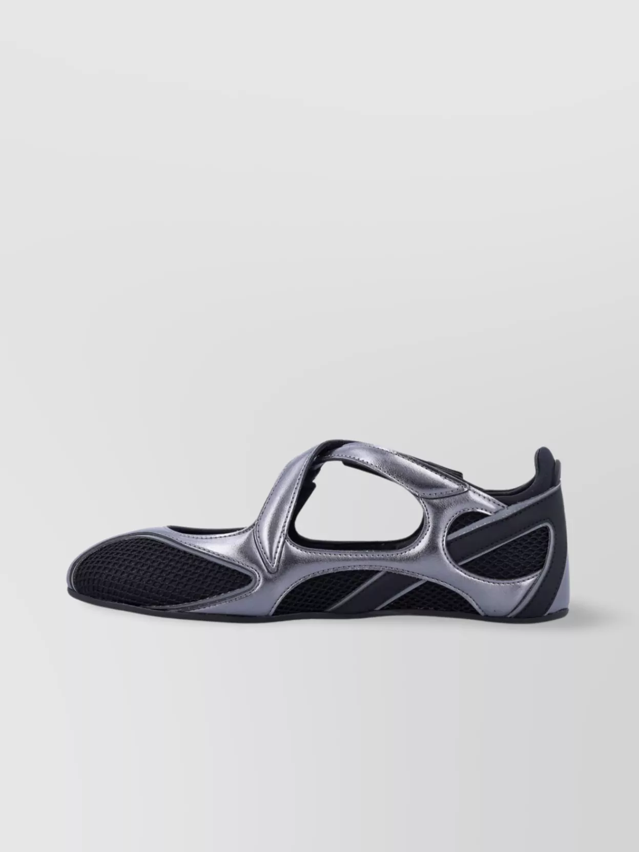 The Attico Mesh And Eco Leather Lace-Up Shoes