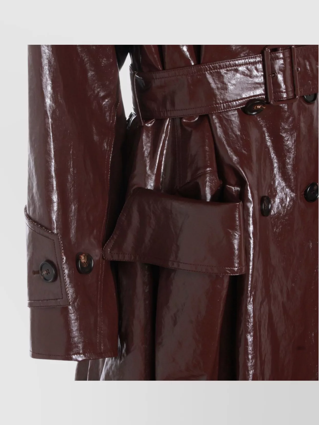 Chloé Stylish Lightweight Outerwear Belted In Brown