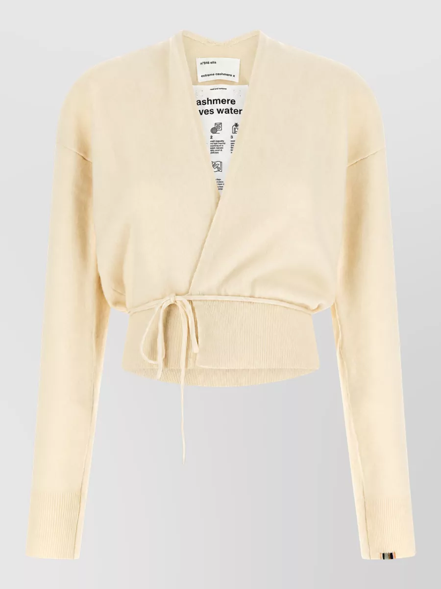 Extreme Cashmere cashmere ribbed v-neck cardigan