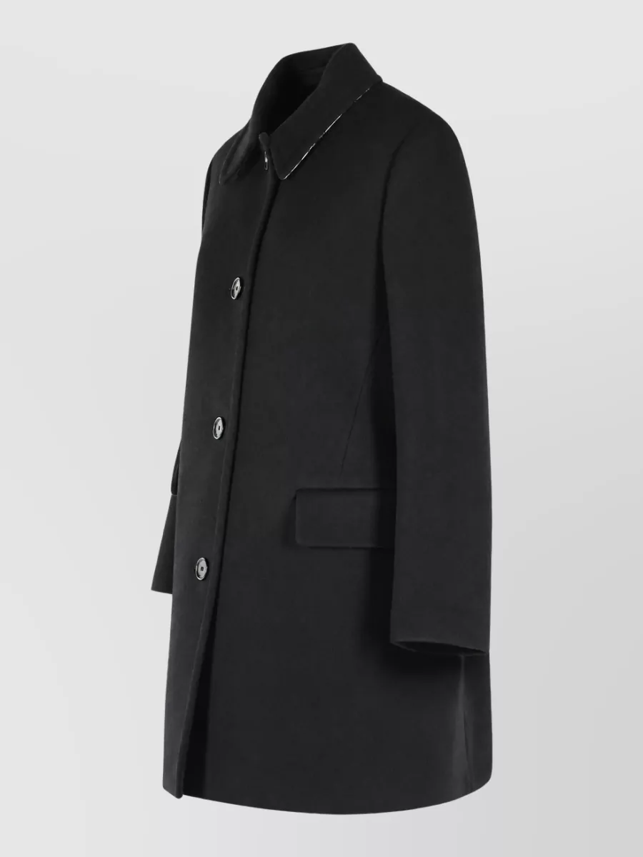Burberry Cashmere Wool Tailored Coat