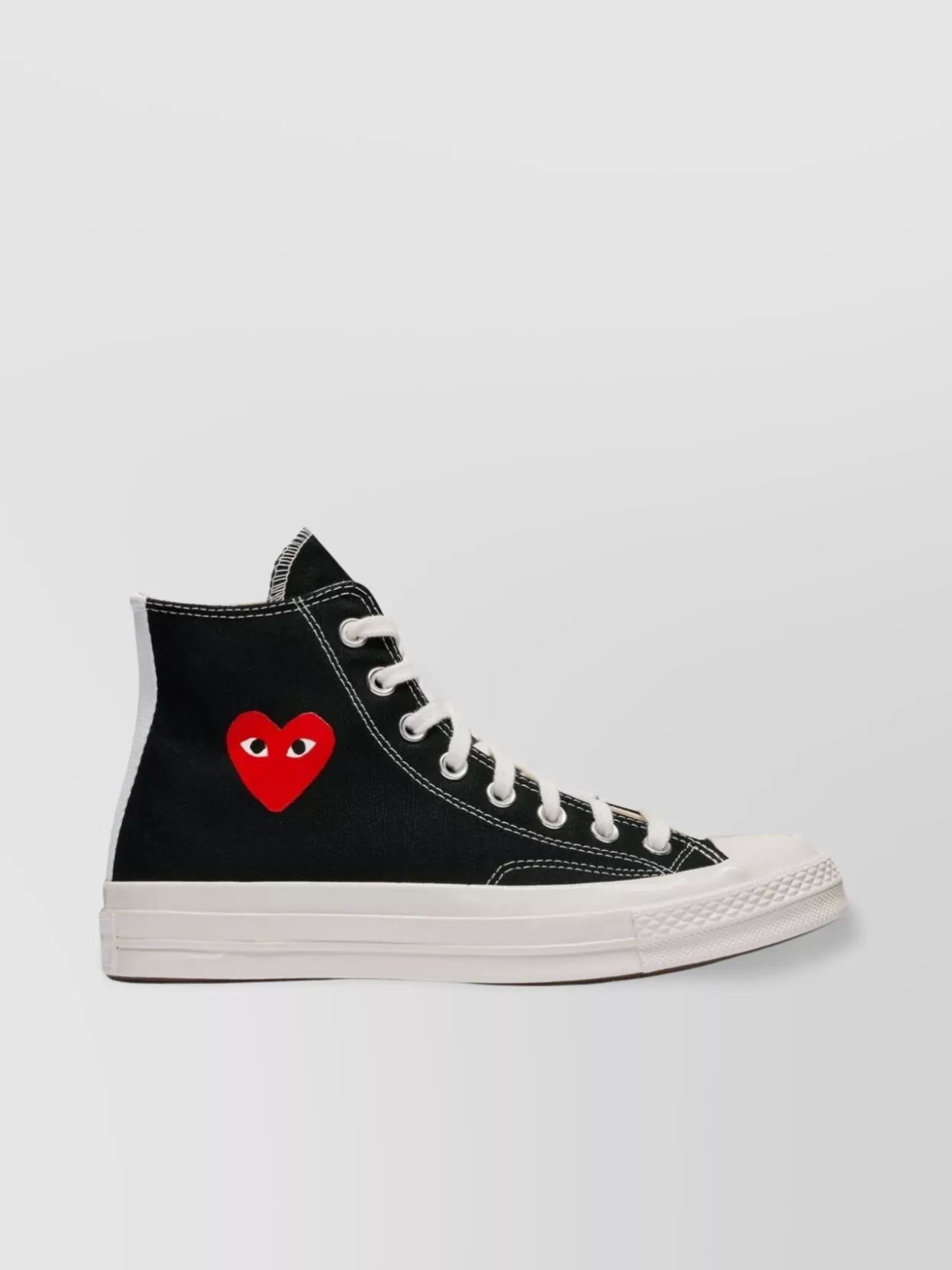 Comme Des Garçons Play Canvas Converse Sneakers Collaboration