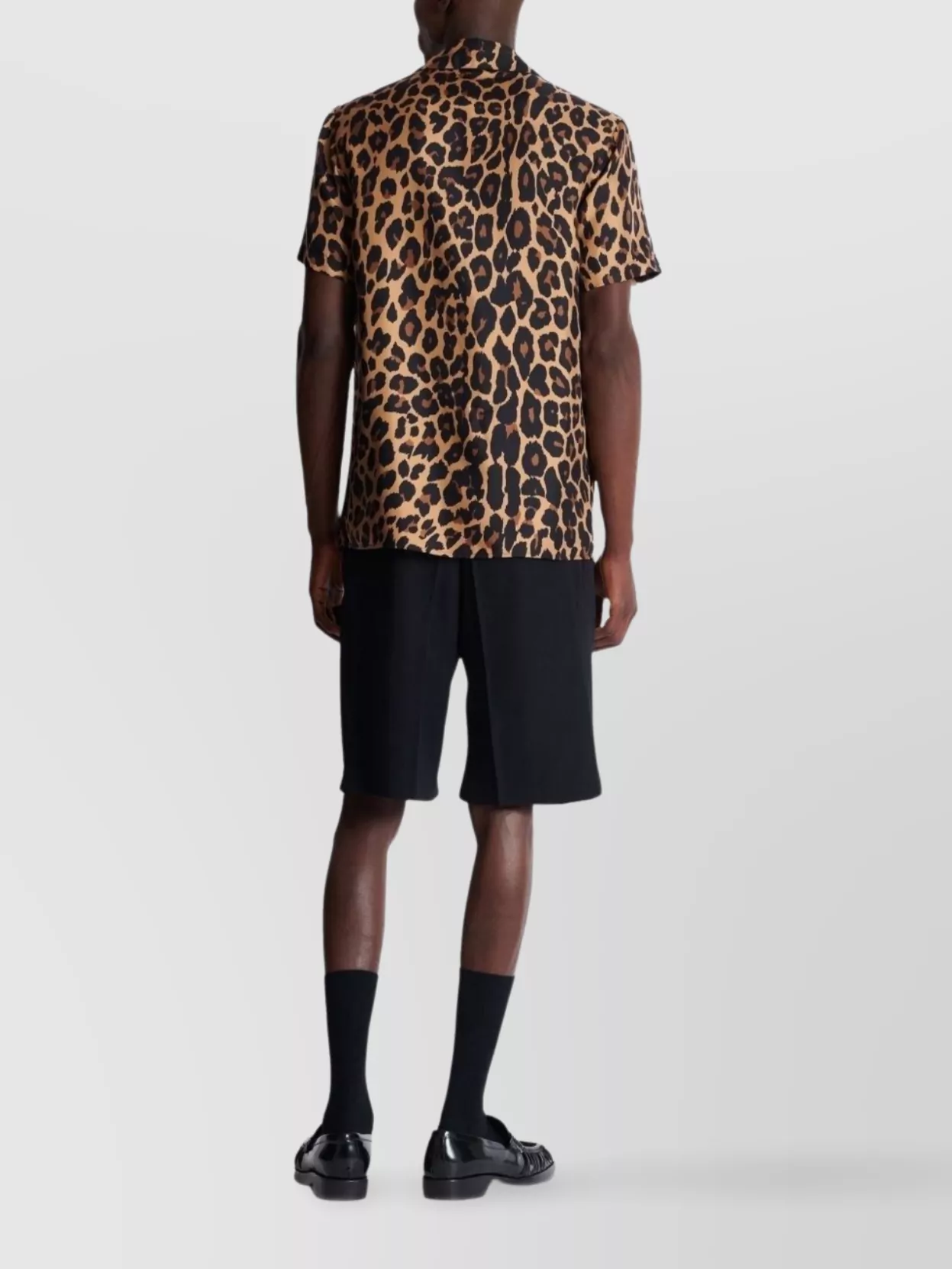 Balmain Animal Print Chest Pocket Shirt In Animal Print