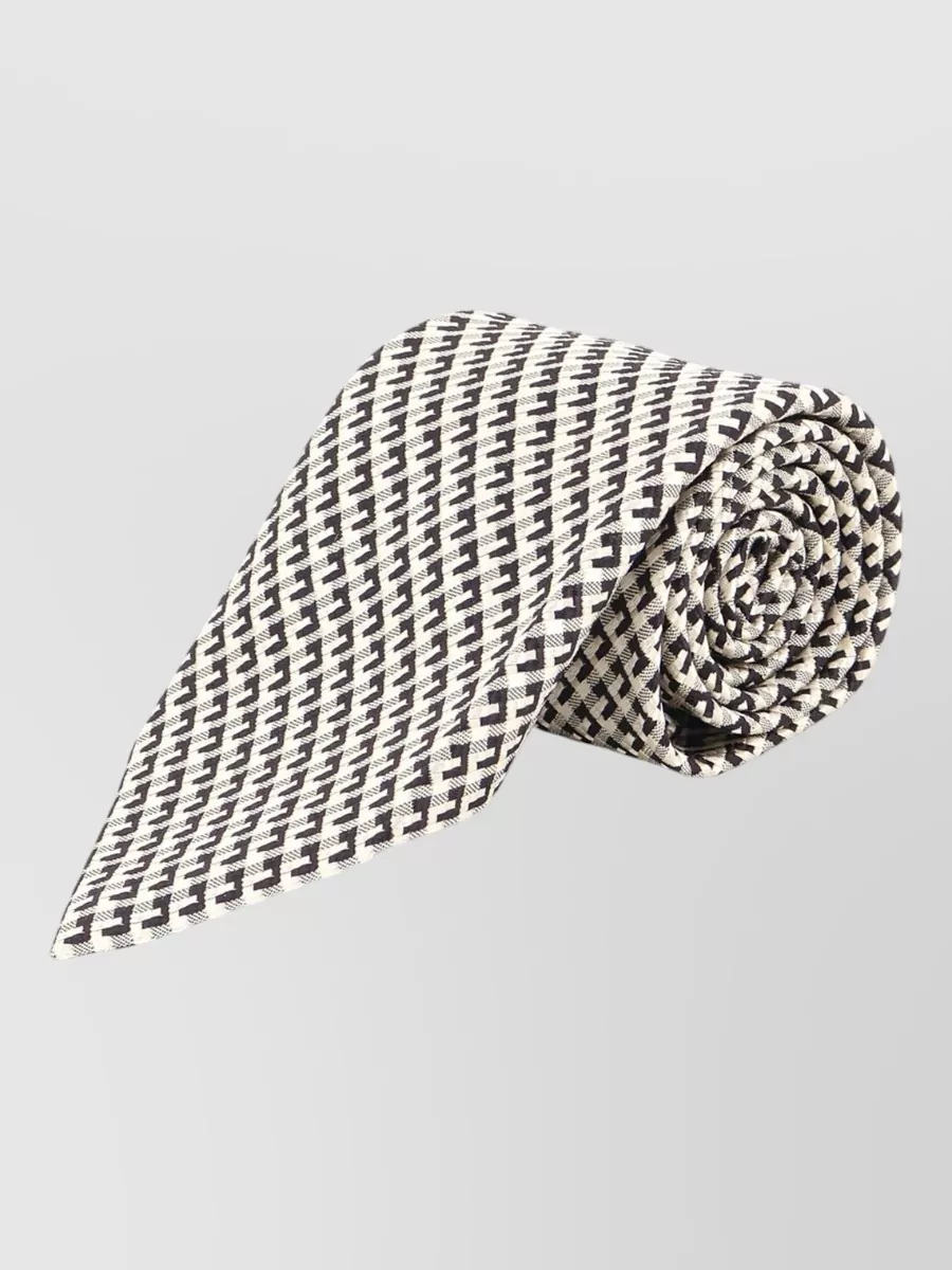 Tom Ford silk geometric-pattern tie