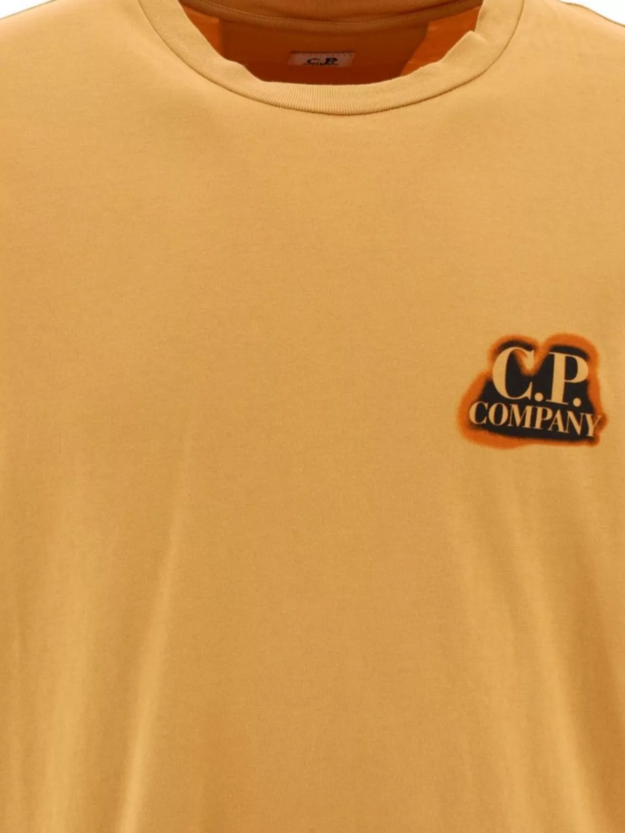 C.p. Company Logo And Print Graphic Crew Neck T-Shirt