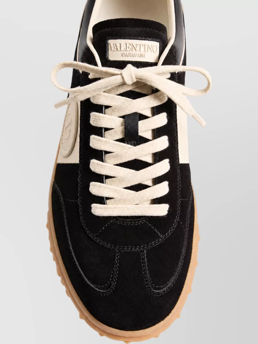 Valentino Garavani Silk Low-Top Sneakers