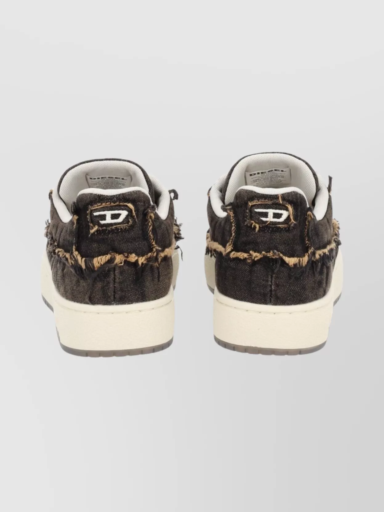 Diesel Casual Low-Top Sneakers Frayed Detail