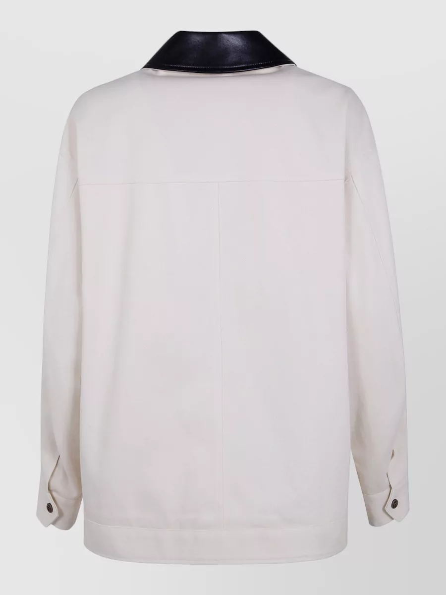 Anine Bing Cotton Single Breasted Coat