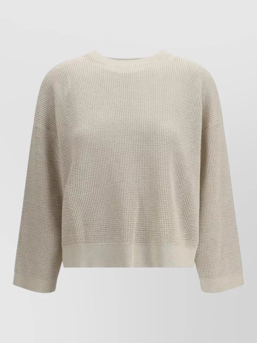Brunello Cucinelli Ribbed Crewneck Jumper