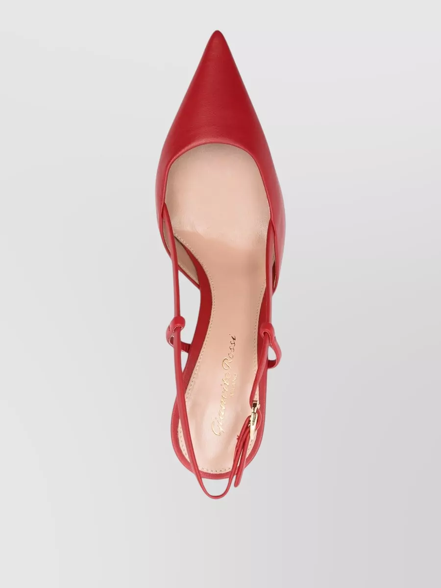 Gianvito Rossi Pointed Toe Slingback Strap Pumps