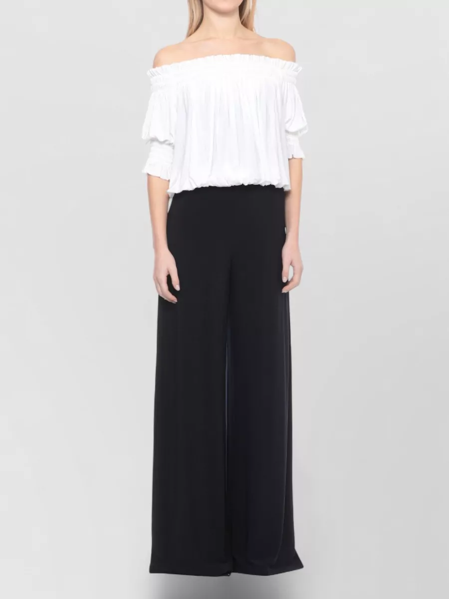 Norma Kamali Short-Sleeve Bodysuit