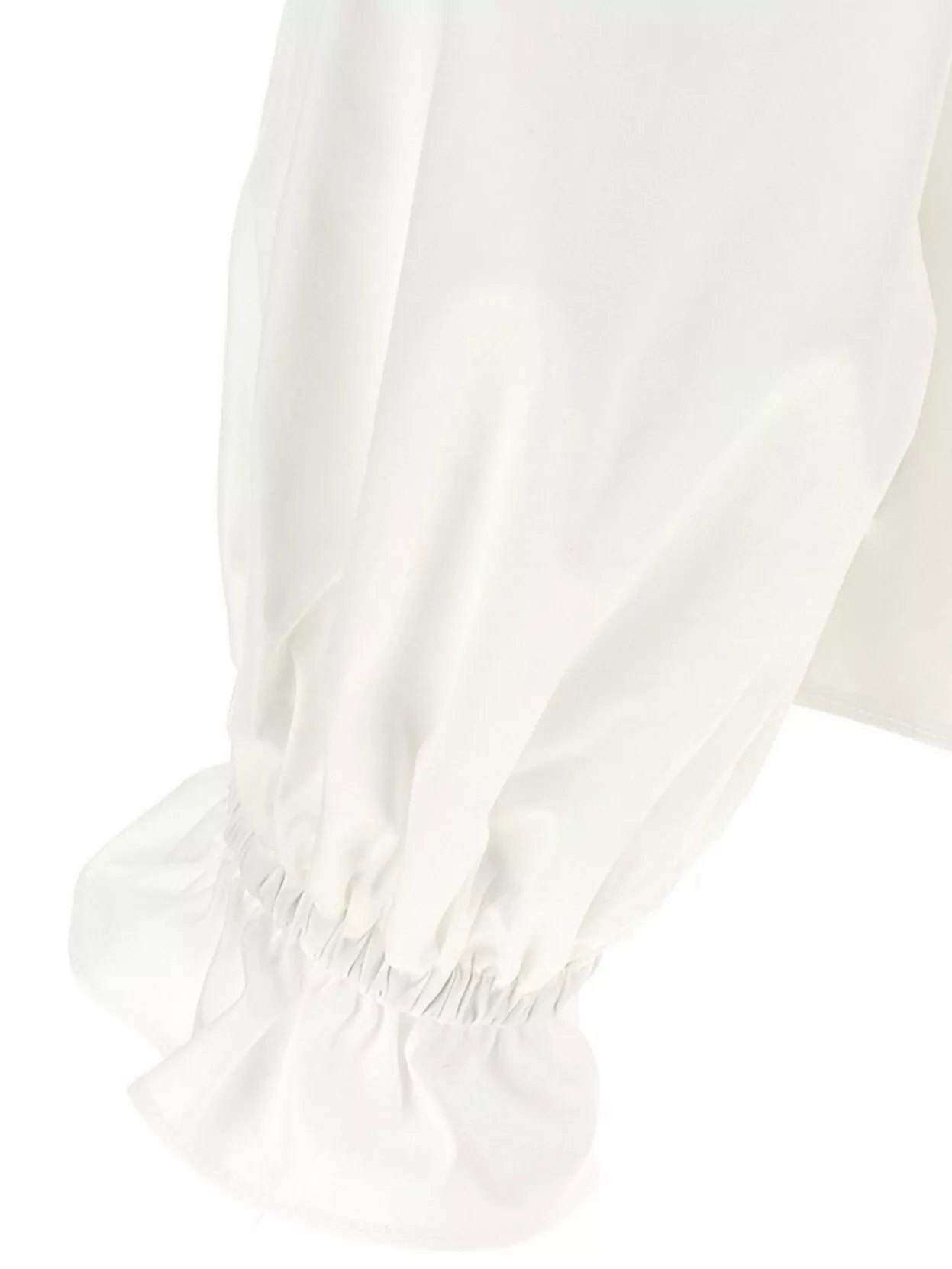 Carolina Herrera Halterneck Ruffled Top Floral Embellishment