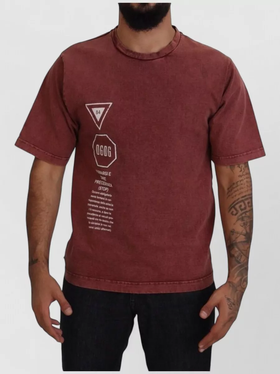 Dolce&Gabbana Cotton printed crew neck short sleeve t-shirt