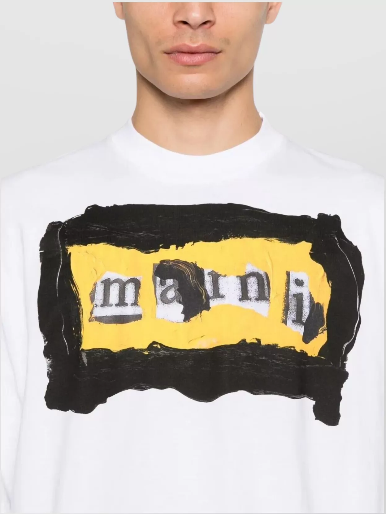 Marni Printed Crew Neck T-Shirt