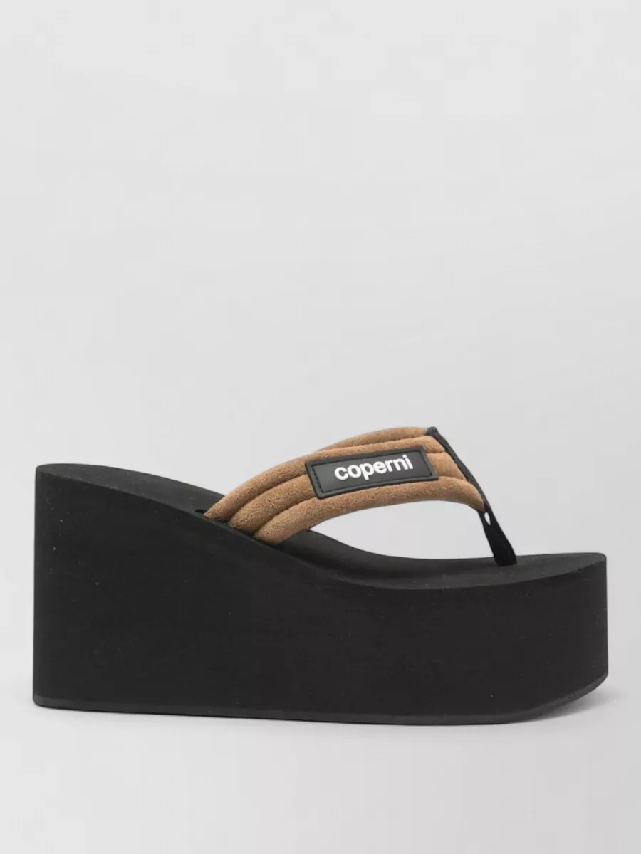 Coperni Leather Platform Sandals