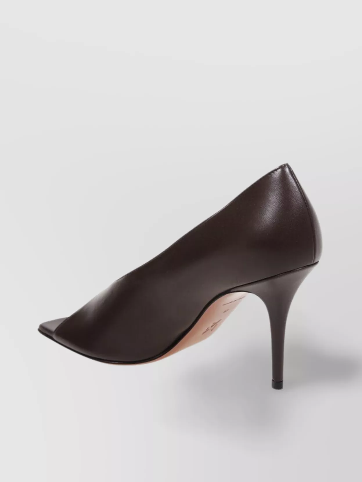 Shop Amina Muaddi Julianne Peep Toe Pump 90