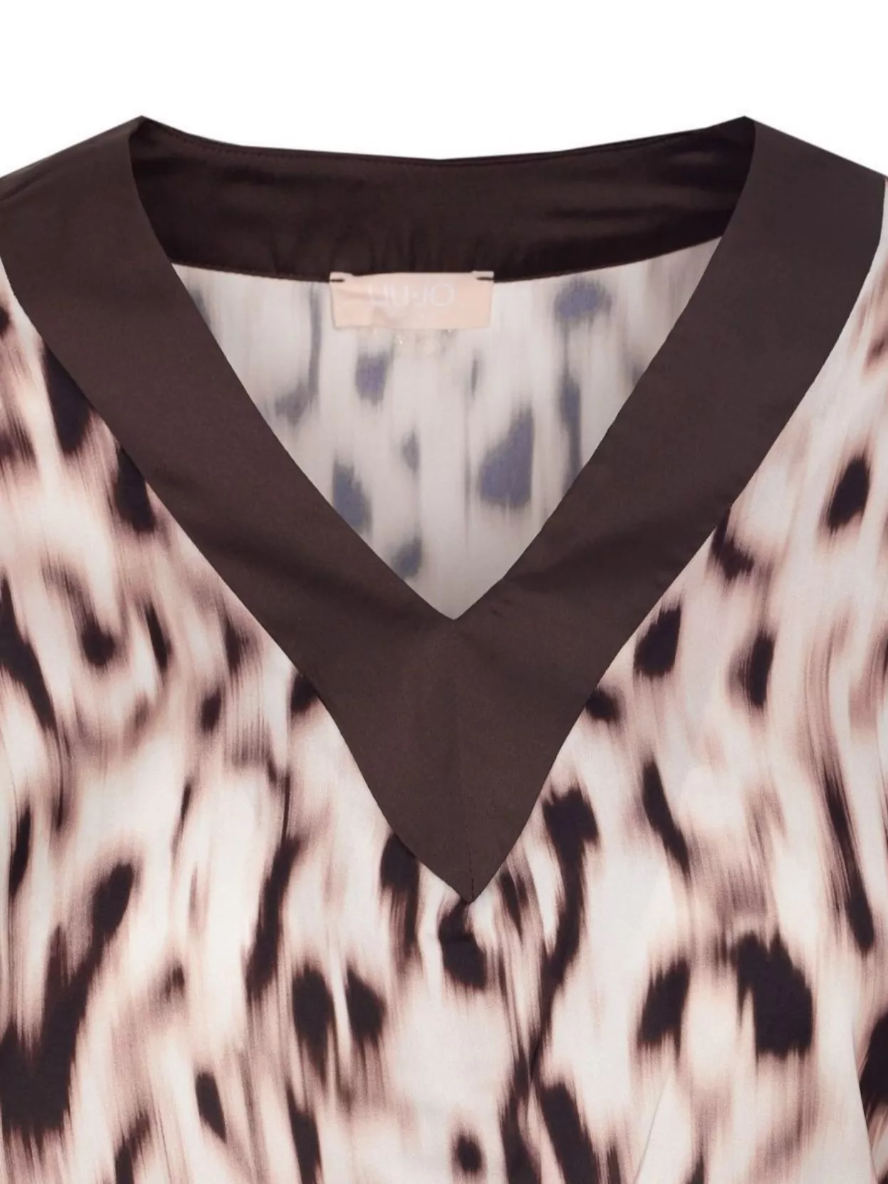 Liu •jo Animal Print V-neck Mini Dress