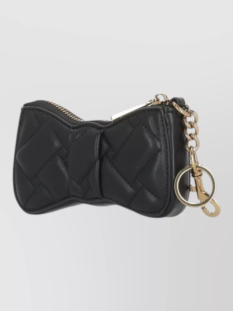 Kurt Geiger Bow Key Case Gold Tone Hardware