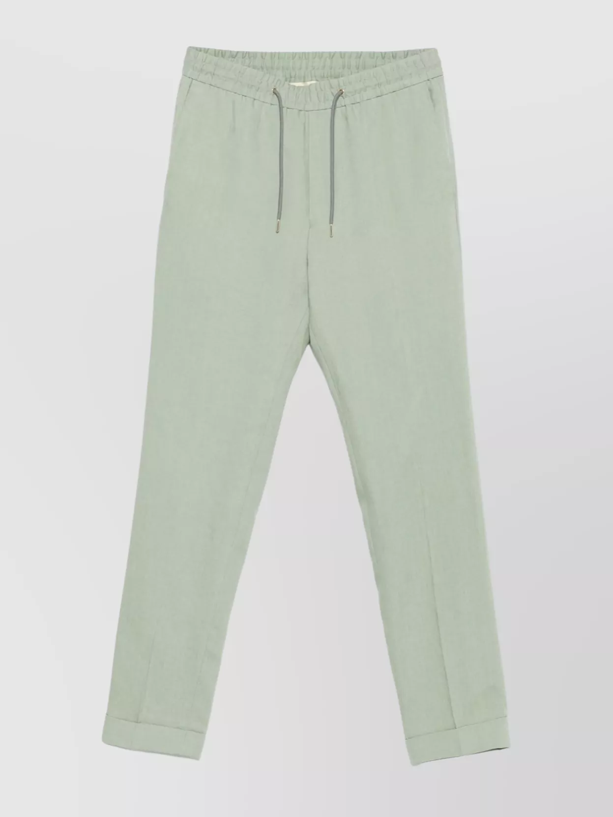 Shop Paul Smith Trousers Linen Drawstring Waistband