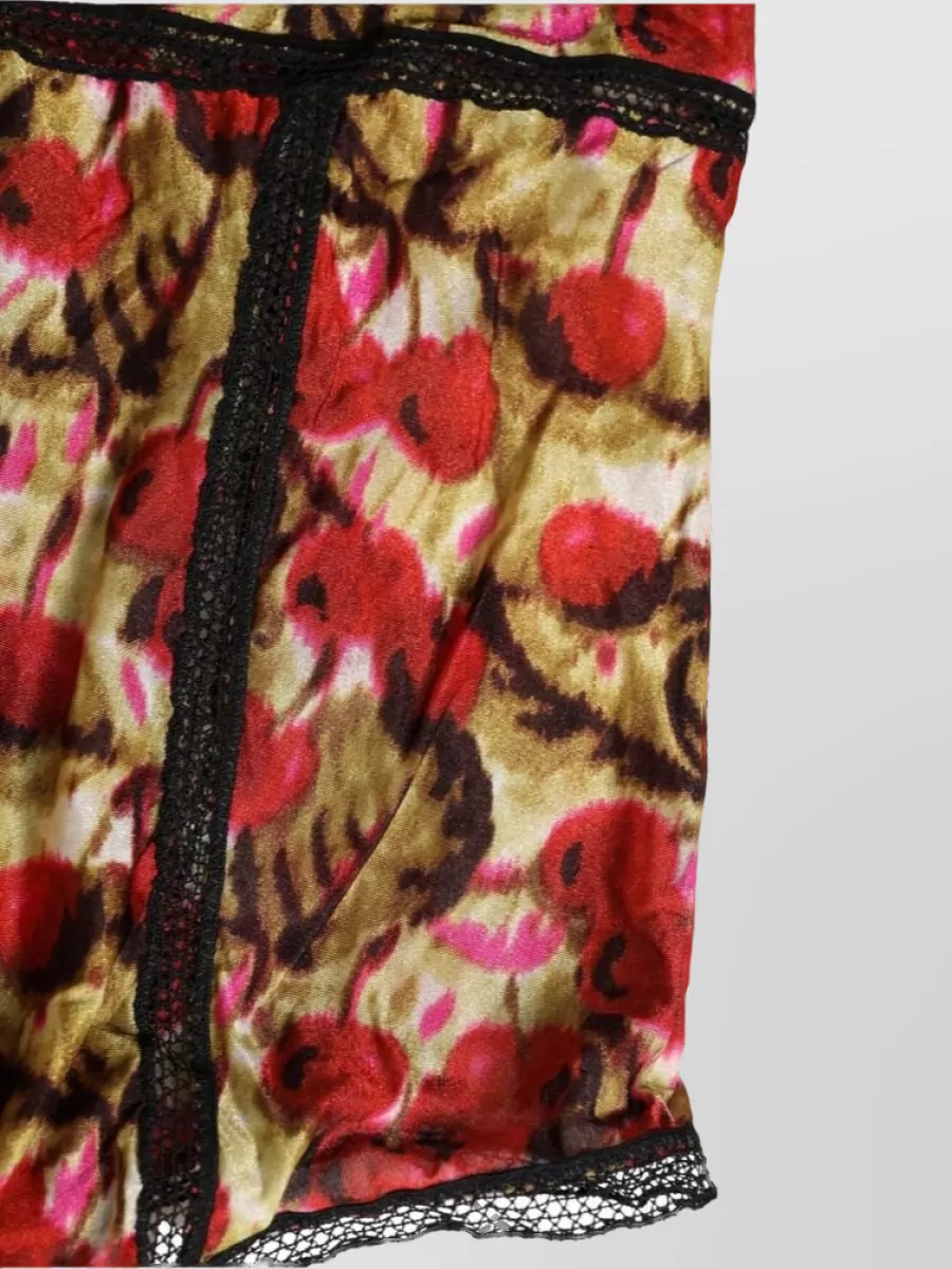 Roberto Cavalli Lace Printed Bodysuit