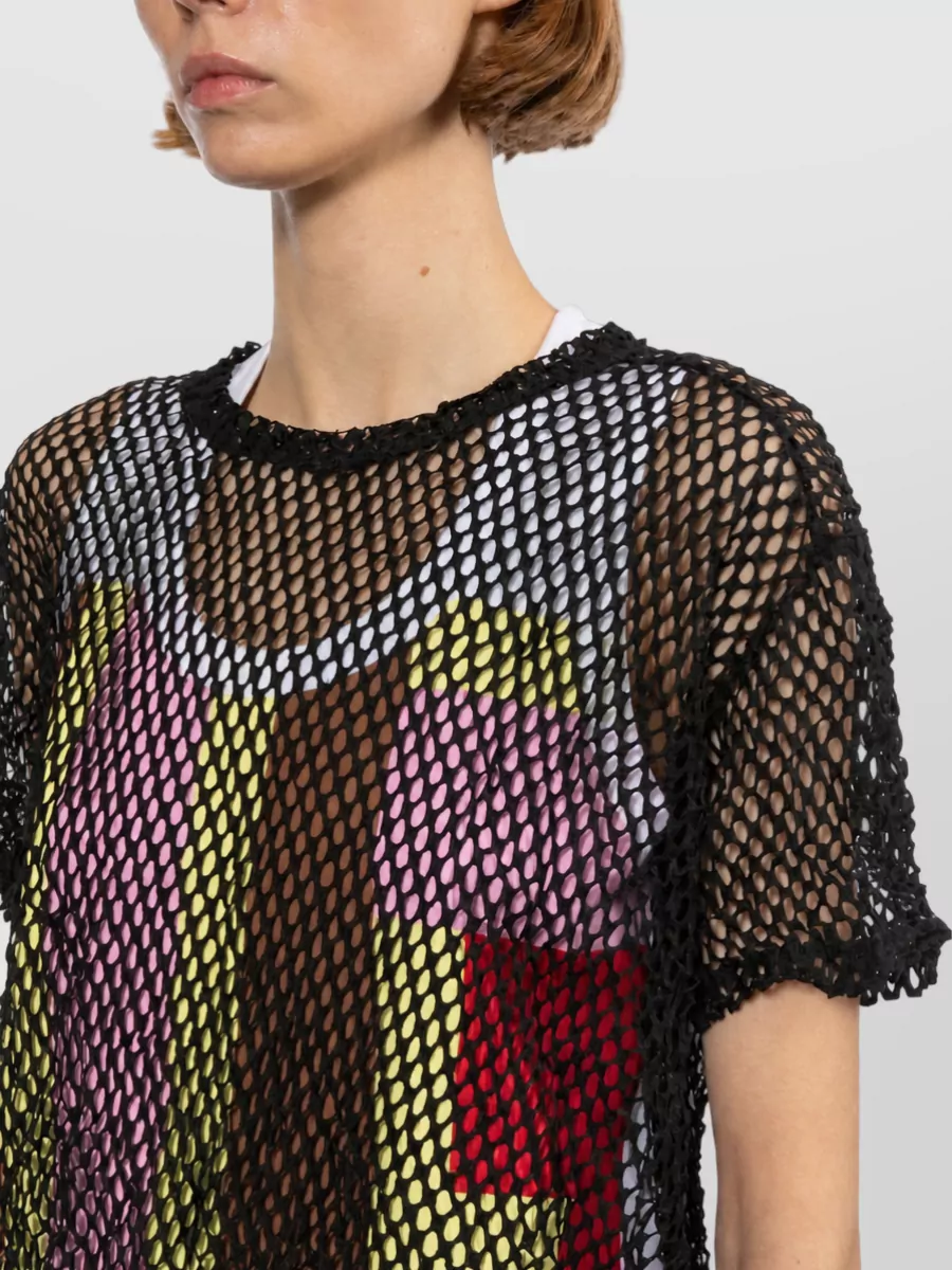 Comme Des Garçons Open-Knit Bodysuit