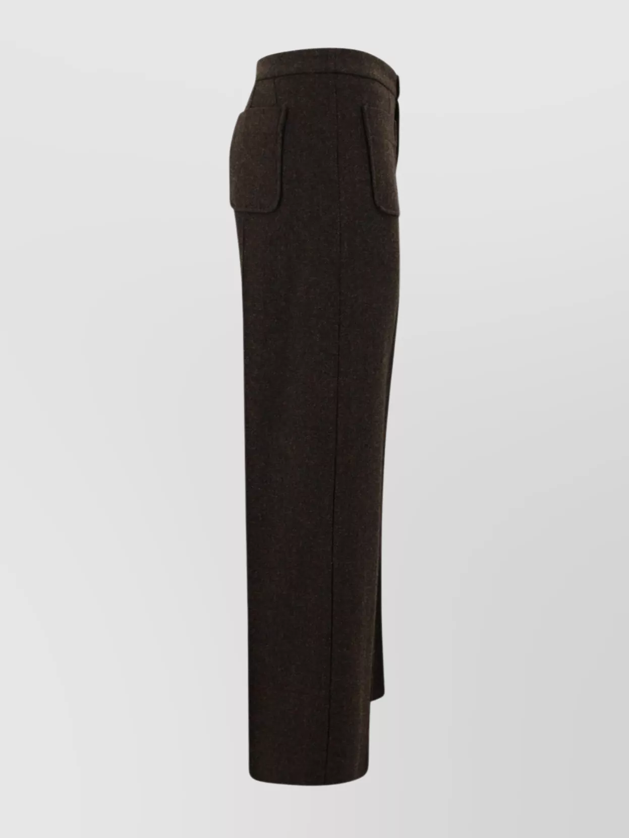 Soeur Flared High Waist Wool Trousers