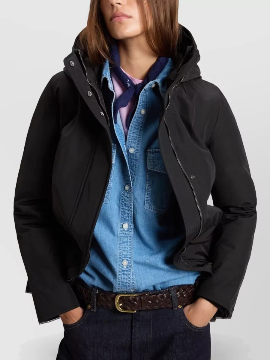 Woolrich Hooded Midi Parka Coat