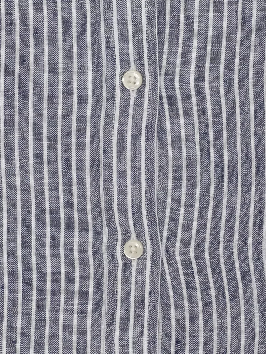 Ralph Lauren Striped Linen Long-Sleeve Shirt