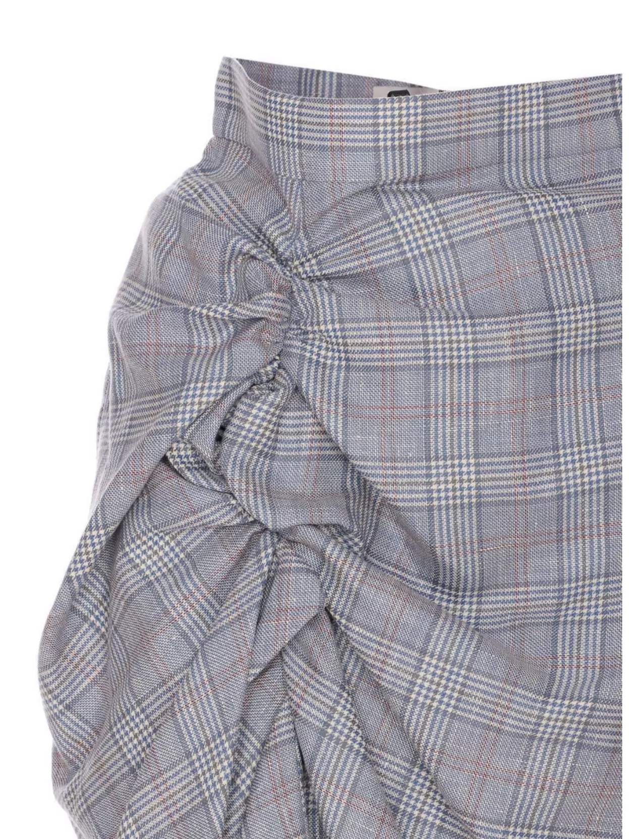 Vivienne Westwood High Waist Checked Pattern Midi Skirt