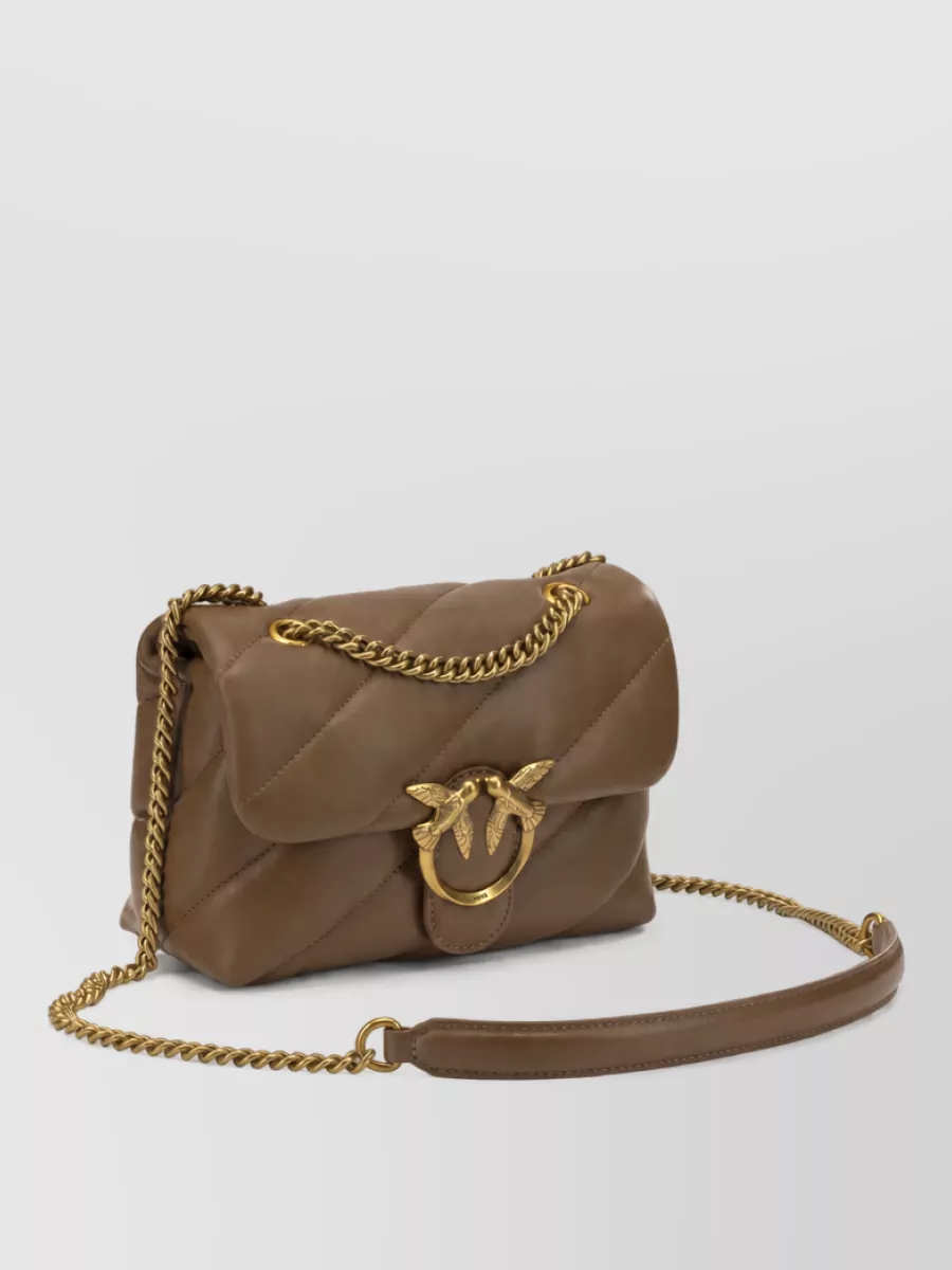 Pinko Leather Clutch Bag