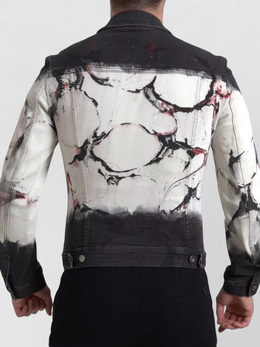 Dolce&Gabbana Printed Denim Jacket