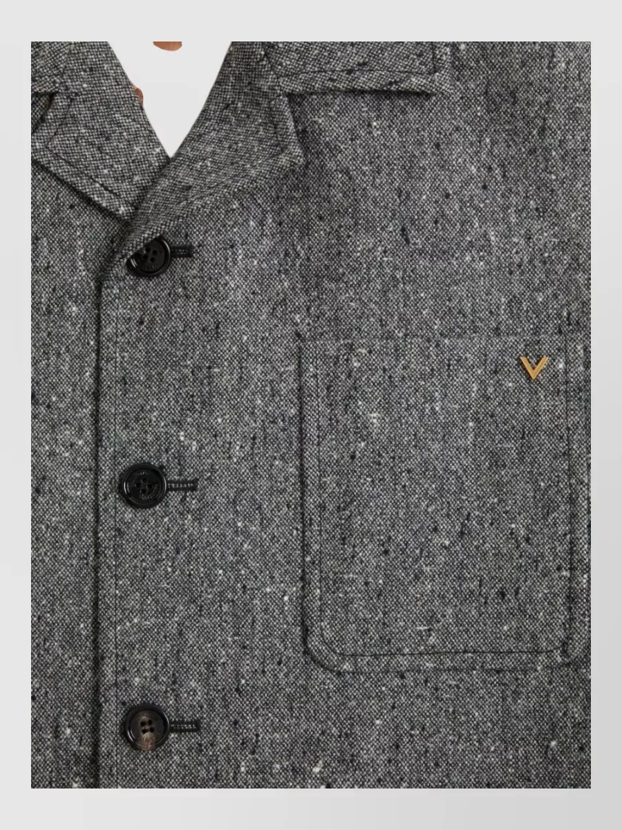 Valentino Garavani wool oversized single breasted coat