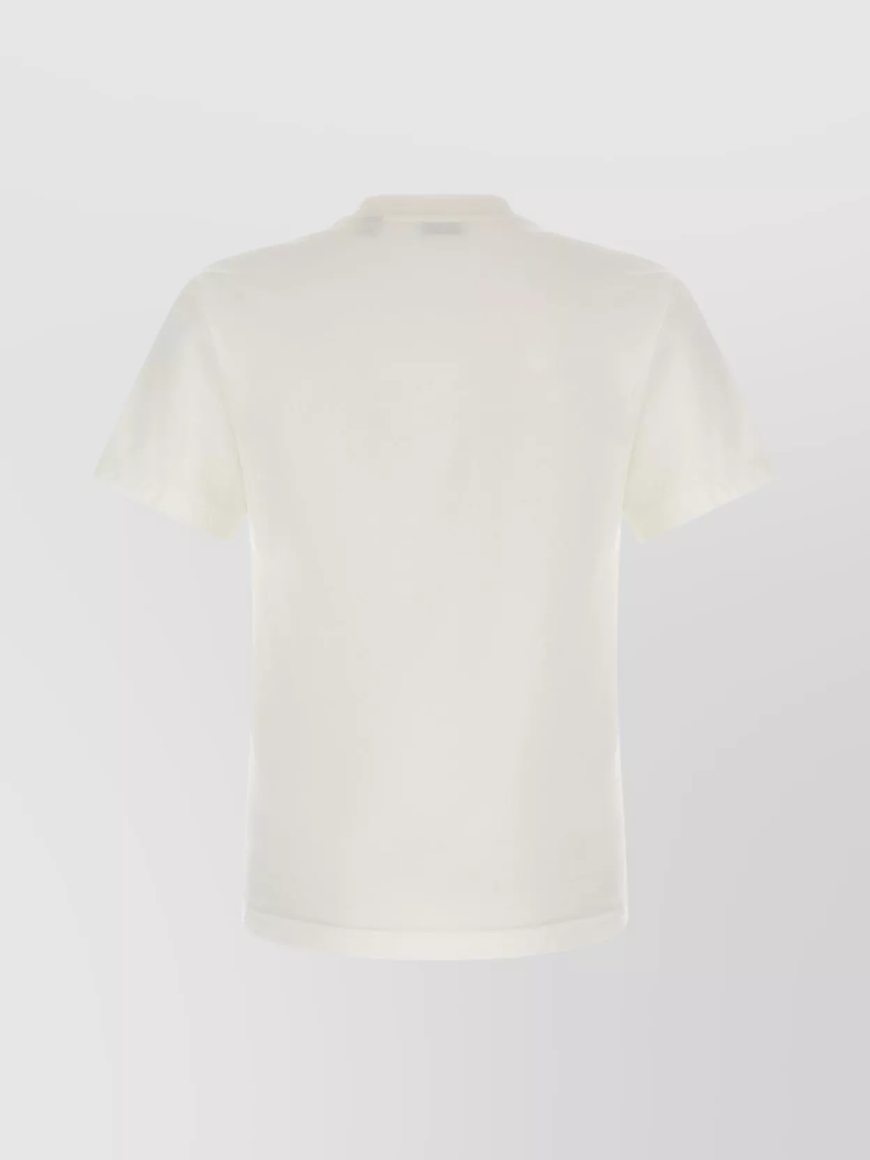 Burberry Graphic Print Crew Neck Short Sleeve T-shirt In White