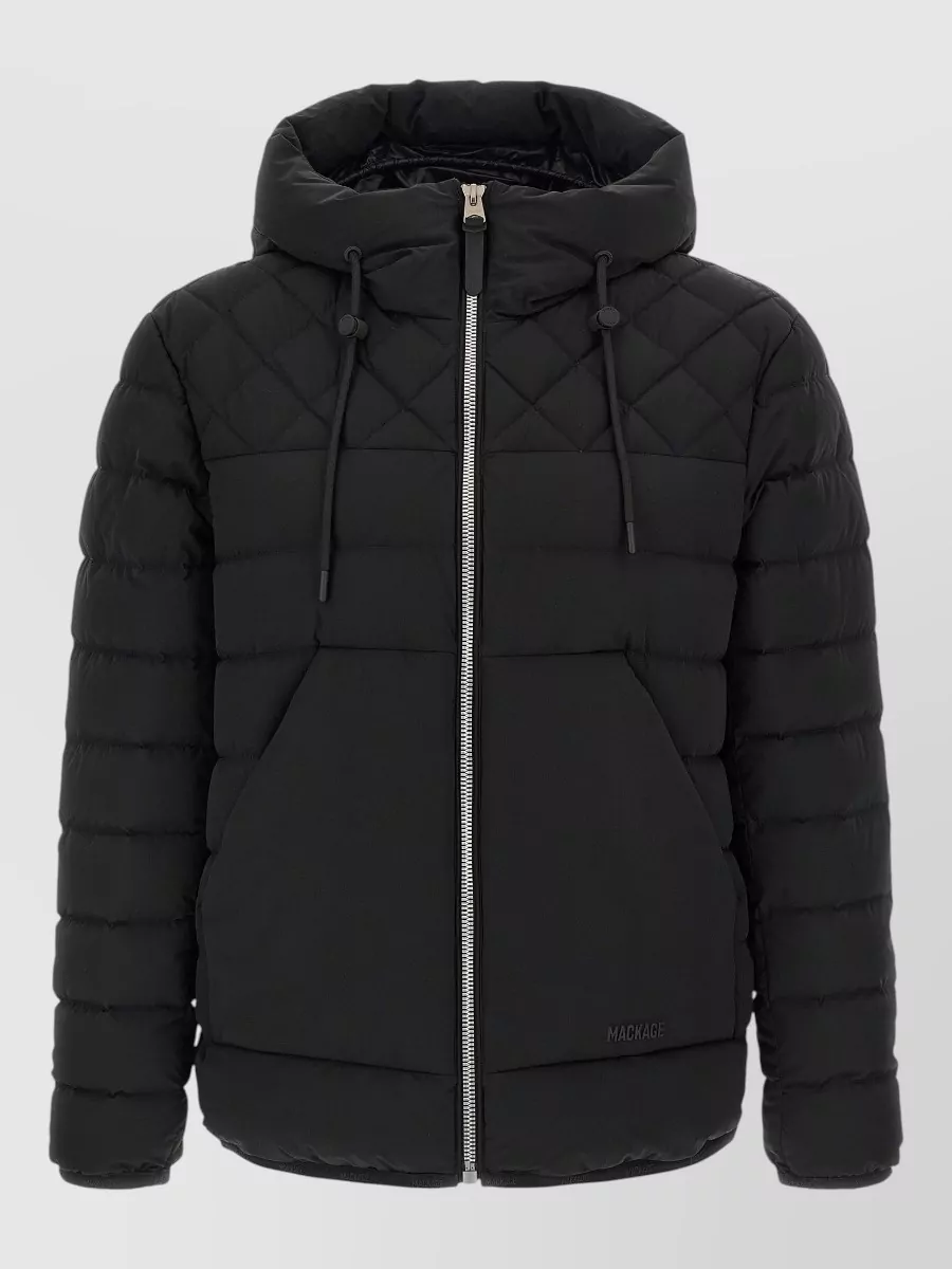 Mackage down quilted hooded puffer jacket
