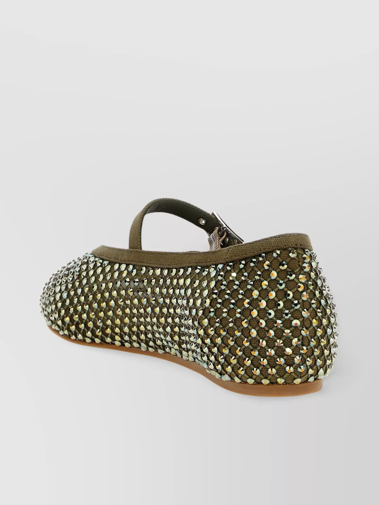 Le Silla Embellished Round Toe Ballerina Flats