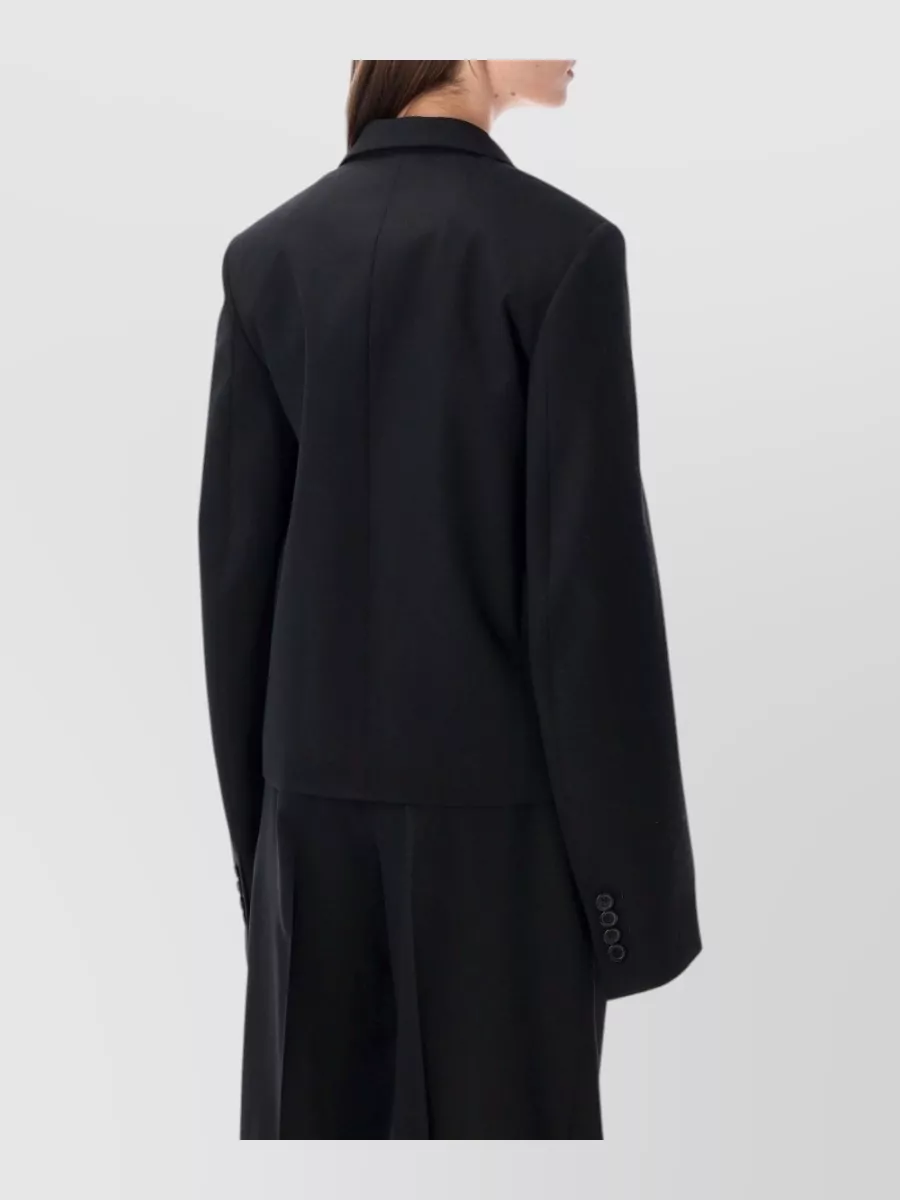 Jw Anderson Wool Single-Breasted Bell-Sleeve Suit Jacket