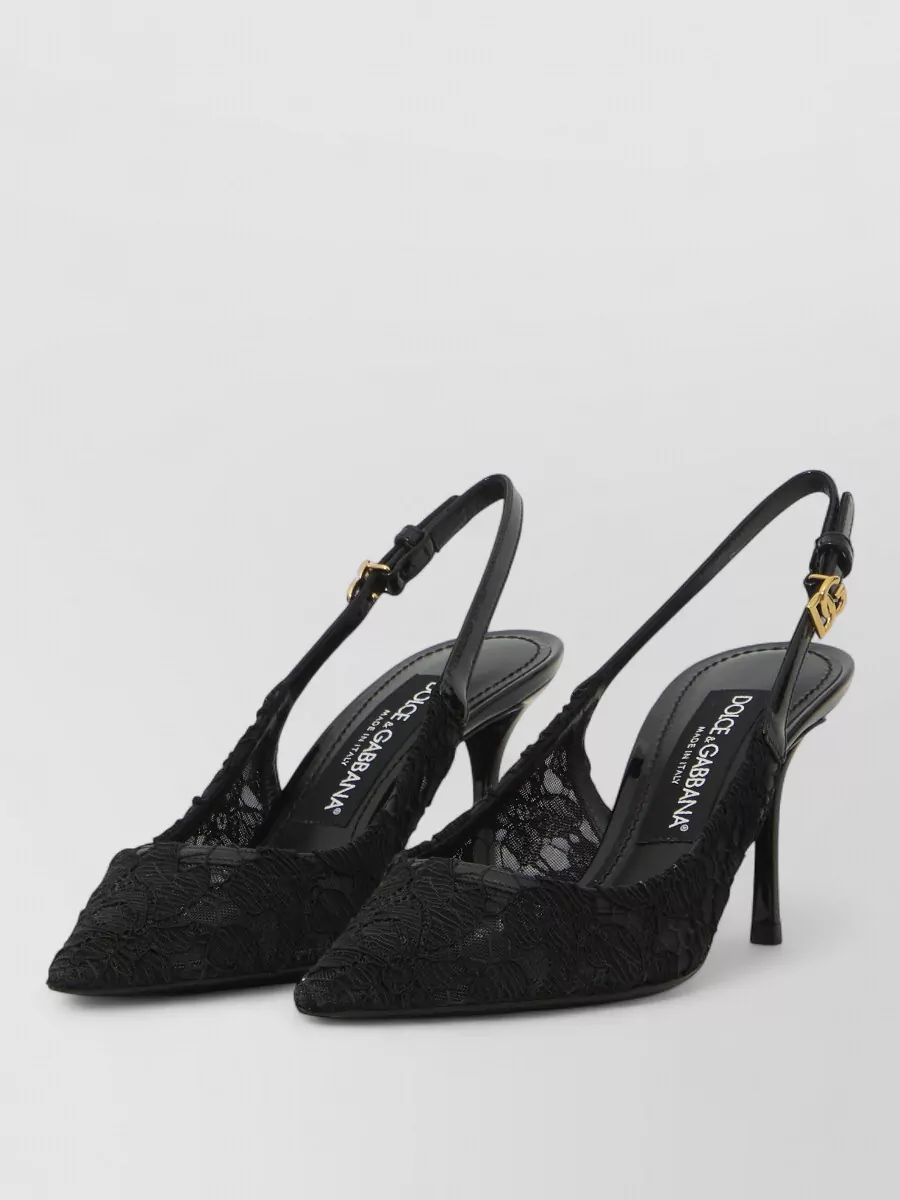 Dolce&Gabbana lace slingback pumps