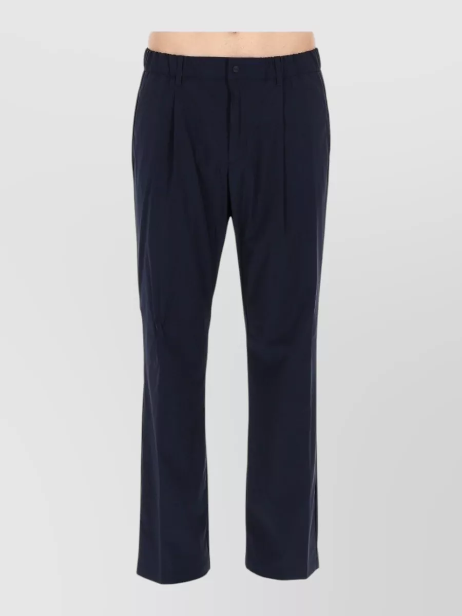 Herno wool-blend straight-leg trousers